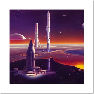 Interplanetary Spaceport Posters and Art